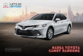 Harga Toyota Camry Bandung OTR terbaru, info promo diskon DP kredit & cicilan murah dealer Toyota di daerah Bandung.