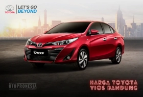 Harga Toyota Vios Bandung OTR terbaru, info promo diskon DP kredit & cicilan murah dealer Toyota di daerah Bandung.